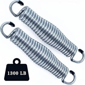 lot 2409 image: A 8 Rust Resistant Porch Swing Springs, Heavy Duty Springs, Swing Springs, Spring for Swing Hammock Chair Spring for Hammock Spring Hook