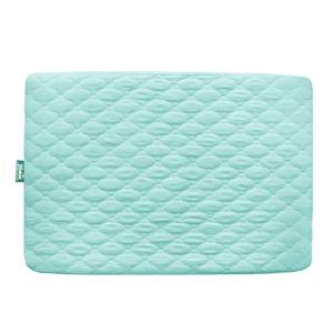 lot 2458 image: Waterproof Sheet for Pack n Play Quilted, Playard Sheet Protector 39 X 27 fits for Baby Foldable and Playard Mattress, Portable Mini Crib, Aqua