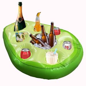 lot 2460 image: Inflatable Floating Drink Holder for Pool Float Party Accessorie Cup Floties for Adults Age 15 Swimming Pool Floating Decoration Beach Pool Party Favors