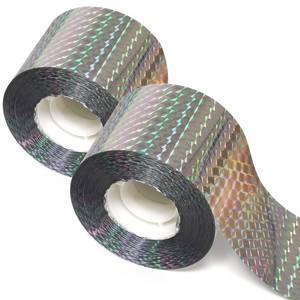 lot 2463 image: Ruolan Bird Scare Tape Ribbon(700FT) Reflective Tape Keep Birds Away Outdoor,Double Side Bird Flash Tape, Scare Geese, Pigeon, Duck, Woodpecker