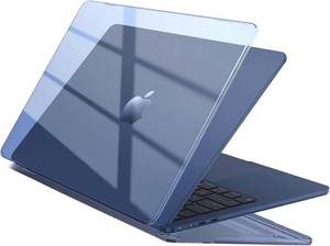 lot 4447 image: EooCoo Case Compatible with MacBook Air 13 inch M5 2026-2022 M4 M3 M2 A3449 A3240 A3113 A2681, Crystal Hard Shell Scratch Resistant Protective Cover for Mac Air 13.6 inch, Midnight