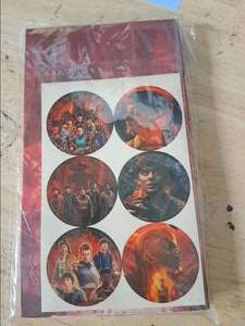 lot 4472 image: 12 pieces stranger things stickers and party decorations