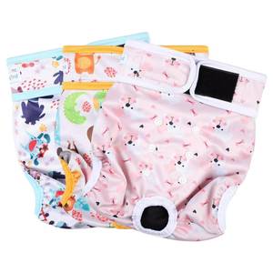 lot 4484 image: Paw Legend Washable Reusable Female Dog Period Diapers for Heat Doggie Puppy Diapers for Female Dogs (3 Pack,X-Small)