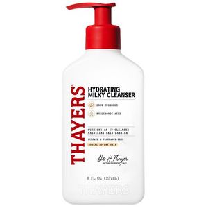 lot 4495 image: Thayers Remedies Hydrating Milky Face Wash - 8 fl oz Paraben-Free, Sulfate-Free, Vegan, For Sensitive Skin