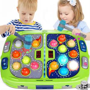 lot 5656 image: Whack Game Mole for Kids, Toys for 3 4 5 6 7 8 Year Old Boys Girls, Pounding Toys for Age 3-8, Gift for Kids Toddlers Ages 3-12 Year Old, Interactive Educational Toys with Sound and Light, 3 Modes