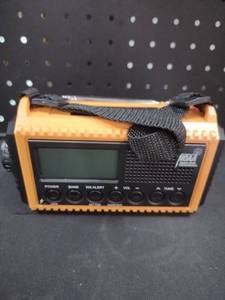 lot 6023 image: Raynic Emergency NOAA Weather Radio with Hand Crank Solar Power Model W471F
