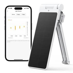 lot 6070 image: SwitchBot Solar Panel Charger for Curtain 3 - Performance Upgrade, Easy to Use, Support Low Light Charging, Smart Solar Panel for SwitchBot Curtain 3 RodU Rail, Non-Stop Solar Power Supply