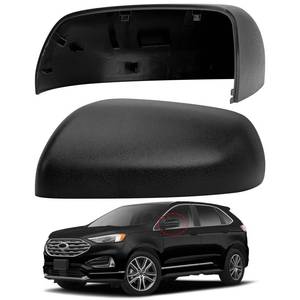 lot 6118 image: LOIYLLEN Driver Side Mirror Cover Replacement for Ford Edge 2015 2016 2017 2018 2019 2020 - Left Side Mirror Covers, Rear View Mirror Cap Accessories Without Lamp, Textured