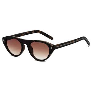 lot 6142 image: SUNGAFAS Retro Small Oval Cat Eye Sunglasses for Women Men UV400 Trendy Vintage Frame(TortoiseGradient Brown)