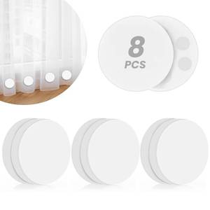 lot 6191 image: YixangDD 8 Pack Shower Curtain Weights, Rubber Covered Magnetic Curtain Weights, Shower Magnets for Curtain Liner Prevent from Blowing Around, Work for Drapery, Flag, Tablecloth (4 Pairs)