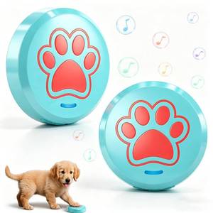lot 6214 image: ChunHee Bells for Dog Training to Go Outside - Dog Door Bell with 36 Custom Sounds  Bell for Dogs to Ring to Go Potty  5 Adjustable Volume(0-115dB)  Teach Puppies to Signal to Go Outside