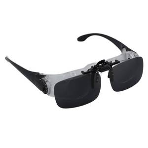 lot 6239 image: Beufee Hands-Free Binocular Glasses, 4X Fishing Binoculars with 3 Color Polarized Lenses Hand-Free Binoculars Telescope for Bird Watching Opera Glasses