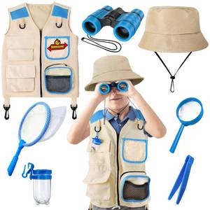 lot 14348 image: YOPINSAND Kids Explorer Kit & Bug Catcher Kit, Kids Camping Gear for Kids, Outdoor Exploration Set with Vest & Hat, Ideal Outdoor Camping Adventure Toys for Ages 3 4 5 6 7 8 Boys Girls