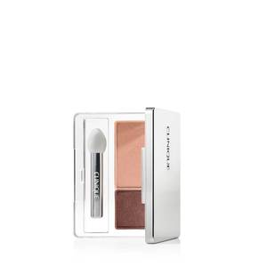 lot 14358 image: Clinique All About Shadow Duo Eye Shadow Makeup  Safe For Sensitive Eyes  Buildable  Long-Wearing Color  Smooth, Easy Application, Day Into Date, 0.05 Ounce