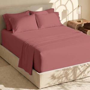 lot 14378 image: Hearth & Harbor Bed Sheets, Luxury Soft 6 Piece Bed Sheet Set Extra Deep Pocket Fitted Sheets Fits Mattress up to 21, Double Brushed Bedding Sheets & Pillowcases,