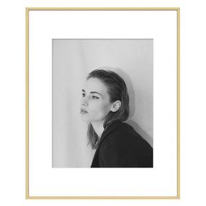 lot 19717 image: Golden State Art - 16x20 Aluminum Picture Frame - with Mat for 11x14 Photo or Without Mat for 16 x 20 Poster - Real Glass Cover - Simple and Elegant Decor for Wall Mounting - 1 Pack - Gold