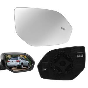 lot 20019 image: LHCDQSKCW Compatible with Volkswagen Atlas 2018-2026, Atlas Cross Sport 2020-2026, Passenger Right Side Mirror Glass, Heated Blind Spot Lens Mirror with Backing Plate