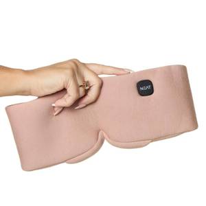 lot 20026 image: Neat Sunday Heated Eye Mask �� Cordless Electric Warm Eye Compress for Dry Eyes, Stye & Eye Strain Relief �� 4 Heat Settings, Rechargeable, Light-Blocking, Blackout, Washable Cover (Sunset Rose)