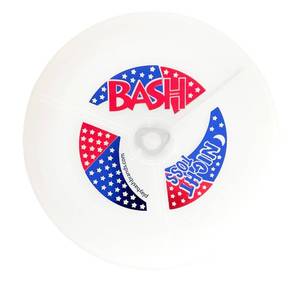 lot 20399 image: Poleish Sports Bottle Bash LED Light-Up Flying Disc - Great for night play - Top Accessory for Bottle Bash, Poleish Horseshoes, Beersbee Frisbee Games - Keep the fun going all night with bright LEDs