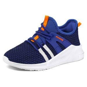 lot 20405 image: RUNSIDE Boys Girls Tennis Shoes Kids Lightweight Breathable Sneakers Lace-up Running Athletic Shoes for ToddlerLittle KidBig Kid Blue (Slightly Worn) (Kids 11)