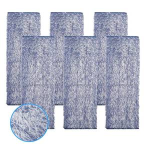 lot 20411 image: 6 Pack Microfiber Dusting Pad Replacement for Bona Family of Mops, Washable & Reusable 18.3 x 6.1 Inch Mop Replacement Pads for Hardwood and Multi-Surface Floors Cleaning Head, WetDry Mop