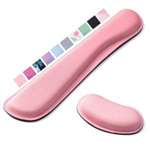 lot 20485 image: Hoewina Keyboard Wrist Rest,Ergonomic Wrist Rest,Superfine Fabric and Gel Memory Foam Wrist Pad for Computer Keyboard for Easy Typing & Pain Relief, Suitable for Office, Family, Outdoor