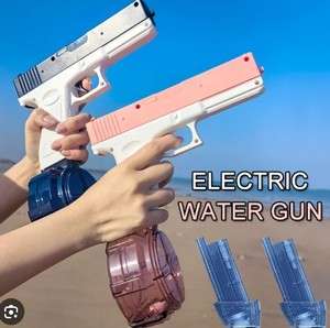 lot 1238 image: Electric Water Gun with Light Up,28-32 FT, Powerful High Powered Automatic Squirt Gun Fully Auto Water Blaster, Swimming Pool Outdoor Toy Game for Adult&Kid