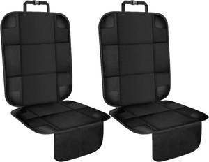 lot 2070 image: VLM Car Seat Protector for Child Baby Car Seat,600D Waterproof Car Seat Cover with Thick Padding, Non-Slip Backing and 2 Mesh Storage Pockets (2 Pack)