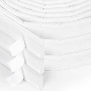 lot 2104 image: 3 Pcs 196 Inch Wedge-Shape Foam Window Weather Stripping Door Seal Insulation Strip, Soundproofing Window Inserts Foam Self Adhesive Draft Stopper Light Blocker for Winter Window Door Gaps, White