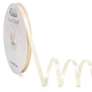lot 2166 image: Ribbli Ivory Satin Ribbon,Double Faced Satin 14 inch x Continuous 50 Yards,Ivory Ribbon Use for Bows Bouquet,Gift Wrapping,Wedding Decoration,Floral Arrangement