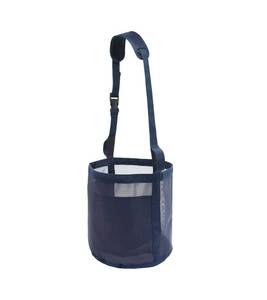 lot 2175 image: Gydoty Horse Feed Bag for Grain - Heavy Duty Mesh Horse Feeder with Adjustable Strap,Comfort Neck Pad,Nose Pad Horse Muzzle Feed Bag(Medium,Blue)