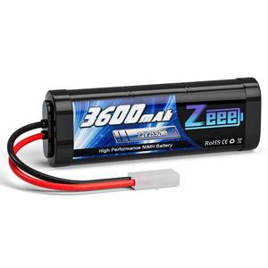 lot 2179 image: Zeee 7.2V NiMH Battery 3600mAh RC Battery High Power with Tamiya Connector for RC Car RC Truck Associated HPI Losi Kyosho Racing Hobby
