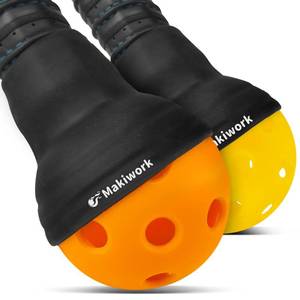lot 2186 image: Pickleball Ball Retriever - Silicone Pickleball Grabber and Picker - Universal Suction Cup - Accessory to Pick Up Balls - Fits All Standard Paddles - Pickleball Ball Picker