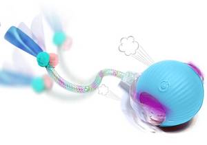 lot 2194 image: Interactive Cat Toys for Indoor Cats �� Motion Activated Automatic Cat Ball with SpeedyTail, 3 Play Modes, Rechargeable LED Rolling Ball, Kitten Toys for Bored Indoor Cats, Smart Cat Enrichment Toy