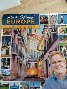 lot 2483 image: Rick Steves Europe Picture-A-Day Calendar 2026