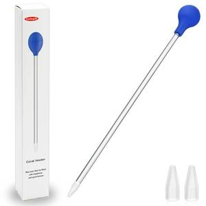 lot 4067 image: Hufopik 18.5 in Long Pipette for Fish Tank Coral Food Feeder Long Syringe Aquarium Coral Feeding Tube for Marine Fish Reef Aquatic Plant Spider Snake Lizard