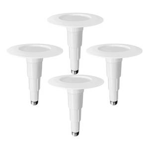 lot 5821 image: Soliseed 4 Inch LED Can Lights Retrofit Recessed Lighting,9W40W,3000K Warm White,500LM,Adjustable Retrofit Downlight ETL Damp Rated,Dimmable,Bevel Trim,Easy Install,4 Pack