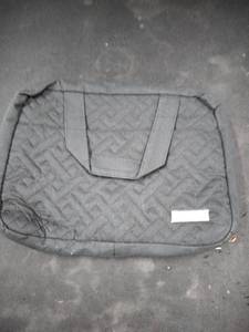 lot 6348 image: Gray Padded Laptop Sleeve Bag with Handles