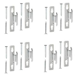 lot 6423 image: Kenney Mfg Kenney KN851 Single Curtain Rod Bracket, 4 Pack