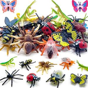 lot 6424 image: YZXODN 102 Pack Mini Bug Toys, Realistic Insect Toys Figures for Kids,Fake Plastic Bugs for Education Themed Insect Party, Classroom Reward, Gardening Decoration