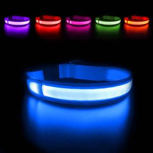 lot 6429 image: MASBRILL Light Up DogCollars-Rechargeable LED Dog Collar-Waterproof Night Walking Glowing Dog Collar for Small Medium Large Dogs