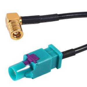 lot 6442 image: AEDIKO Fakra Z Male to SMB Fermale Connector Adapter Cable 6 Car DAB Radio Antenna Adapter Cable for Car Truck SUV DAB Radio Stereo Receiver Tuner GPS Antenna Navigation System