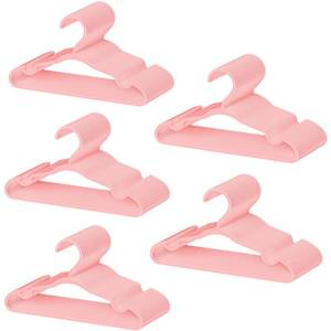 lot 7154 image: 100 Pack Baby Plastic Hangers,12.83 Ultra-Thin,Non-Slip Hangers for Children. Ideal for Closets and Nurseries.Designed for Newborns and Childrens Clothing,Including Trousers,Coat,Dresses.(Pink)