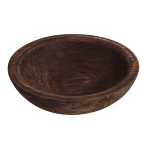 lot 11971 image: RUIRUICO Wooden Decorative Bowl, Farmhouse Centerpiece(Brown)