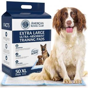 lot 11986 image: American Kennel Club Scented Puppy Training Pads with Ultra Absorbent Quick Dry Gel �� 28 x 30 Pee Pads for Dogs - Fresh Scented - 50 Count, XL