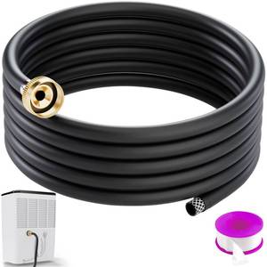 lot 12127 image: 5FT Dehumidifier Drain Hose 34 FHT,Leakproof Dehumidifier Hose with Rustproof Durable Connector,Thickened drain hose for dehumidifier indoor,Perfectly Compatible with Most Brands of Dehumidifiers