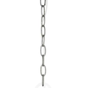 lot 12129 image: Accessory Chain - 10 of 9 Gauge Chain in Galvanized Finish