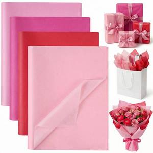 lot 12165 image: Koogel 112 Sheets Pink Tissue Paper, 20x14 Inch Red Tissue Paper for Gift Bags Bulk Crafts Wrapping DIY Project