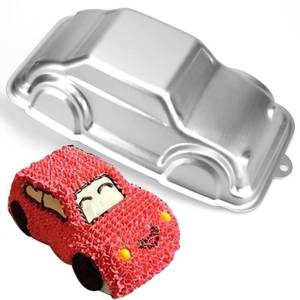 lot 12175 image: Cayanmydery Car Cake Pan, Aluminum Mould for 3D Car Shape Baking Pan DIY Birthday Tin Cake Mould