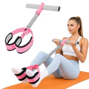lot 14010 image: Upgraded Pedal Resistance Bands with Handle, 55 LBS Exercise Bands Thickened Latex Tubes Ideal for Women and Men, Sit Up Exercise Equipment for Abdomen, Waist, Arm, CoreABS, Leg, Physical Therapy